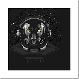 panther astronaut Posters and Art